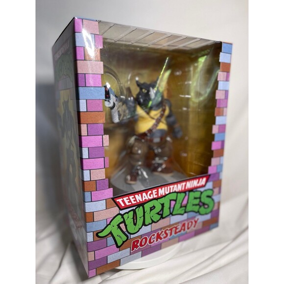 Teenage Ninja Turtles Rocksteady Statue PCS Collectibles Figure 12" - Picture 9 of 9